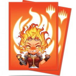 100 Bustine Protettive Standard - Ultra Pro - MTG - Chibi Collection - Chandra Maximum Power