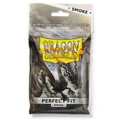 100 Sleeves Standard Perfect Fit - Dragon Shield - Smoke