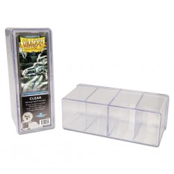 4 Compartment Box Card Box - Dragon Shield - Clear