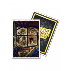 100 Bustine Protettive Standard - Dragon Shield - Christmas Dragons Art