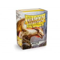 100 Sleeves Standard - Dragon Shield - White