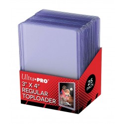 25 Proteggi Carta Rigido - Regular Toploader - Ultra Pro