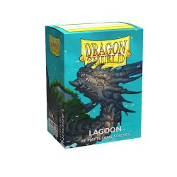 100 Bustine Protettive Standard Matte Dual - Dragon Shield - Lagoon