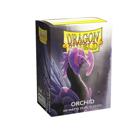 100 Sleeves Standard Matte Dual - Dragon Shield - Orchid