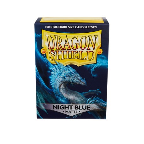 100 Bustine Protettive Standard Matte - Dragon Shield - Night Blue