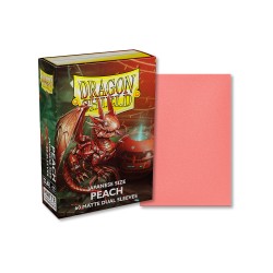 60 Bustine Protettive Small DUAL Matte - Dragon Shield - Peach