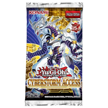 Booster of 9 Cards - Cyberstorm Access - ENG - Yu-Gi-Oh - 1st Edition