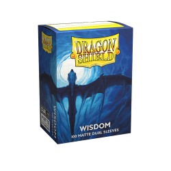 100 Sleeves Standard Matte Dual - Dragon Shield - Wisdom