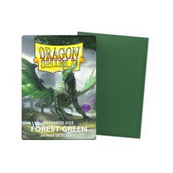 60 Bustine Protettive Small Matte - Dragon Shield - Forest Green