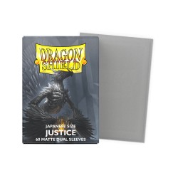 60 Bustine Protettive Small DUAL Matte - Dragon Shield - Justice