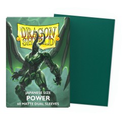 60 Bustine Protettive Small DUAL Matte - Dragon Shield - Power