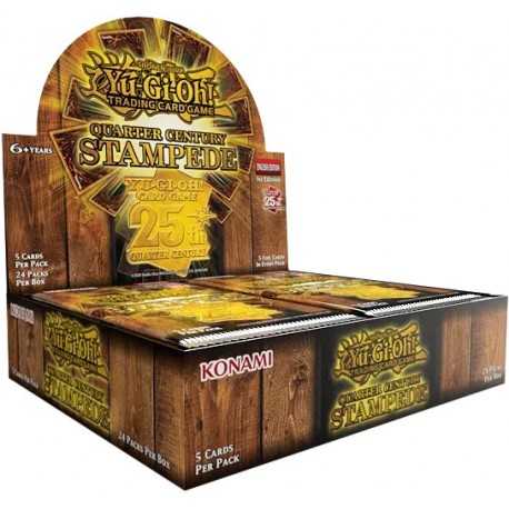 Box di 24 Buste - Quarter Century Stampede - ENG - Yu-Gi-Oh - 1a Edizione