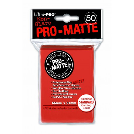 50 Sleeves Standard Pro-Matte - Ultra Pro - Peach