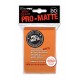 50 Bustine Protettive Standard Pro Matte - Ultra Pro - Arancione