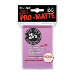 50 Bustine Protettive Standard Pro Matte - Ultra Pro - Rosa