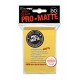 50 Bustine Protettive Standard Pro Matte - Ultra Pro - Giallo