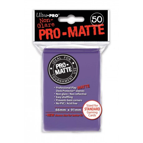 50 Sleeves Standard Pro-Matte - Ultra Pro - Purple