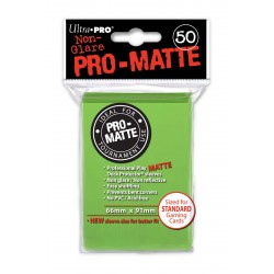 50 Bustine Protettive Standard Pro Matte - Ultra Pro - Verde Lime