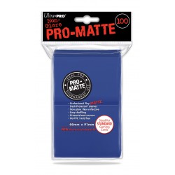 100 Bustine Protettive Standard Pro Matte - Ultra Pro - Blu