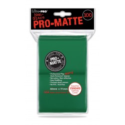 100 Bustine Protettive Standard Pro Matte - Ultra Pro - Verde