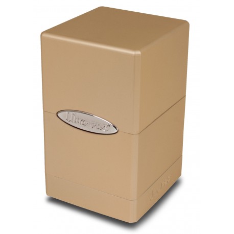 Deck Box Satin Tower - Ultra Pro - Metallic Caramel
