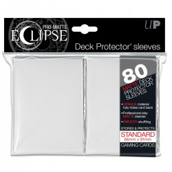 80 Sleeves Standard Pro-Matte Eclipse - Ultra Pro - White