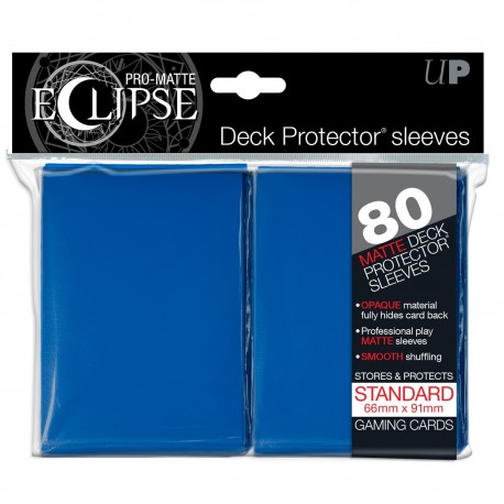80 Bustine Protettive Standard Pro Matte Eclipse - Ultra Pro - Blu