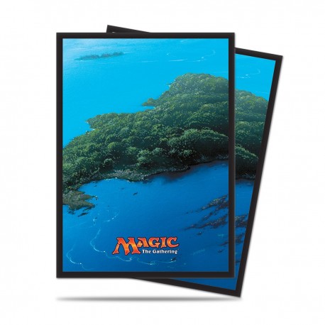80 Sleeves Standard - Ultra Pro - Magic The Gathering - Mana 5 - Island