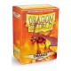 100 Sleeves Standard Matte - Dragon Shield - Orange