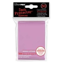 50 Bustine Protettive Standard - Ultra Pro - Rosa