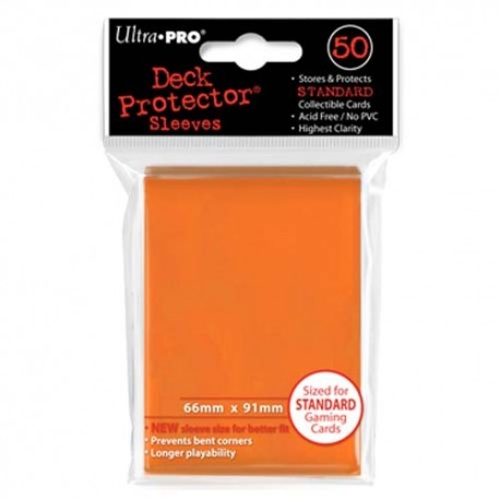 50 Bustine Protettive Standard - Ultra Pro - Arancione