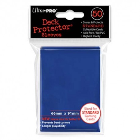 50 Bustine Protettive Standard - Ultra Pro - Blu