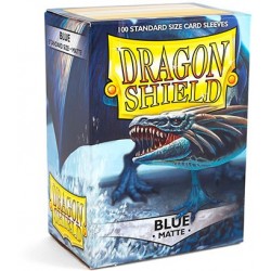 100 Bustine Protettive Standard Matte - Dragon Shield - Blu