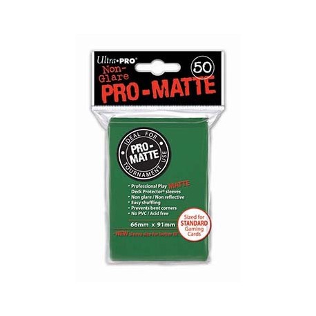 50 Bustine Protettive Pro-Matte - Ultra Pro - Verde