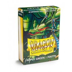 60 Bustine Protettive Small Matte - Dragon Shield - Verde Mela