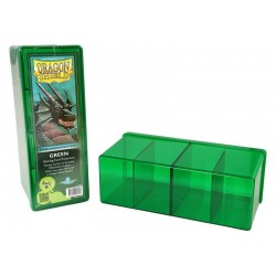 Scatola Rigida Porta Carte - 4 Compartimenti - Dragon Shield - Verde