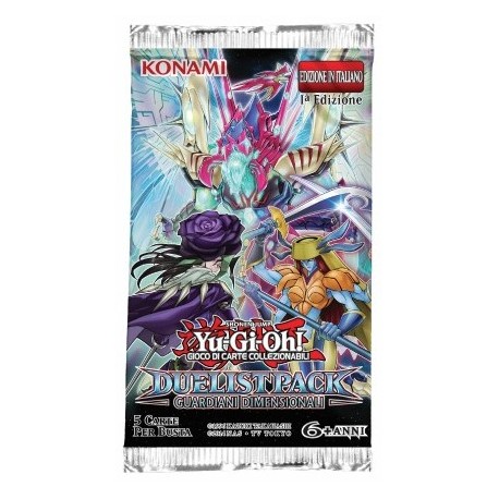Busta da 5 Carte - Guardiani Dimensionali ITA - Yu-Gi-Oh - 1a Edizione