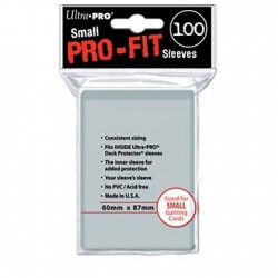 100 Sleeves Small Perfect Pro Fit - Ultra Pro - Clear