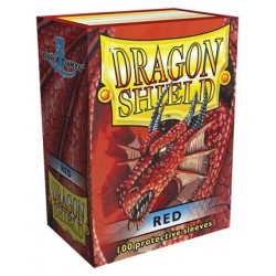 100 Sleeves Standard - Dragon Shield - Red