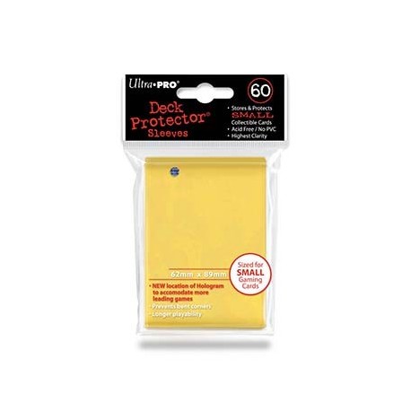 60 Sleeves Small - Ultra Pro - Yellow