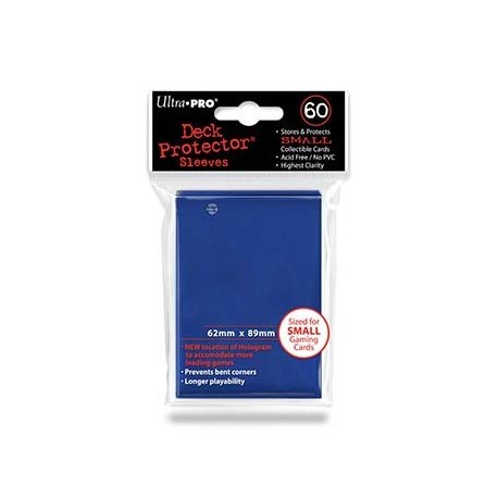 60 Bustine Protettive Small - Ultra Pro - Blu
