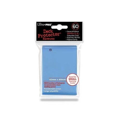 60 Sleeves Small - Ultra Pro - Light Blue