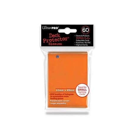 60 Sleeves Small - Ultra Pro - Orange