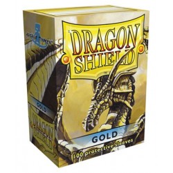 100 Sleeves Standard - Dragon Shield - Gold