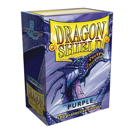100 Sleeves Standard - Dragon Shield - Purple