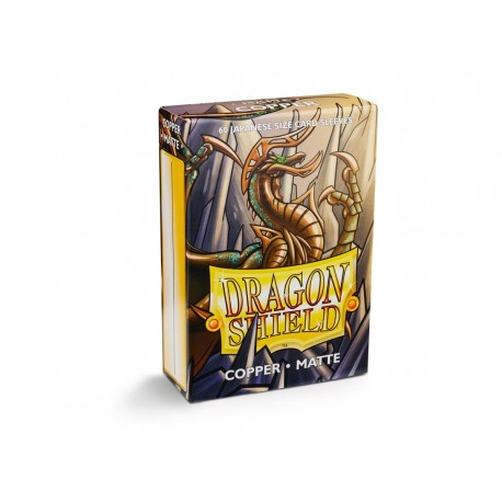 60 Sleeves Small Matte - Dragon Shield - Copper