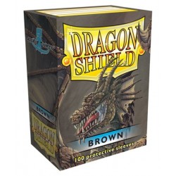 100 Bustine Protettive Standard - Dragon Shield - Marrone