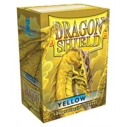 100 Sleeves Standard - Dragon Shield - Yellow