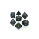 Brick Box of 7 Dices - D4 D6 D8 D10 D12 D20 Spots - Chessex - Speckled - Twilight Camo